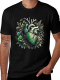 Floral Heart Tee - Natures Vitality Shirt
