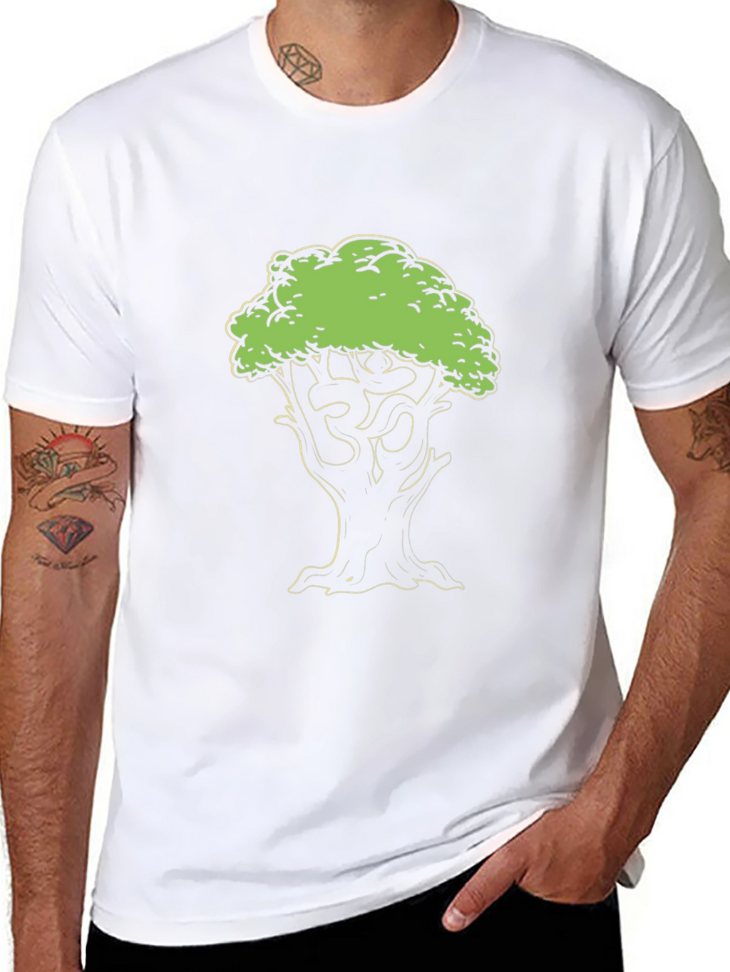 Om Tree Graphic T-Shirt