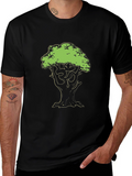 Om Tree Graphic T-Shirt
