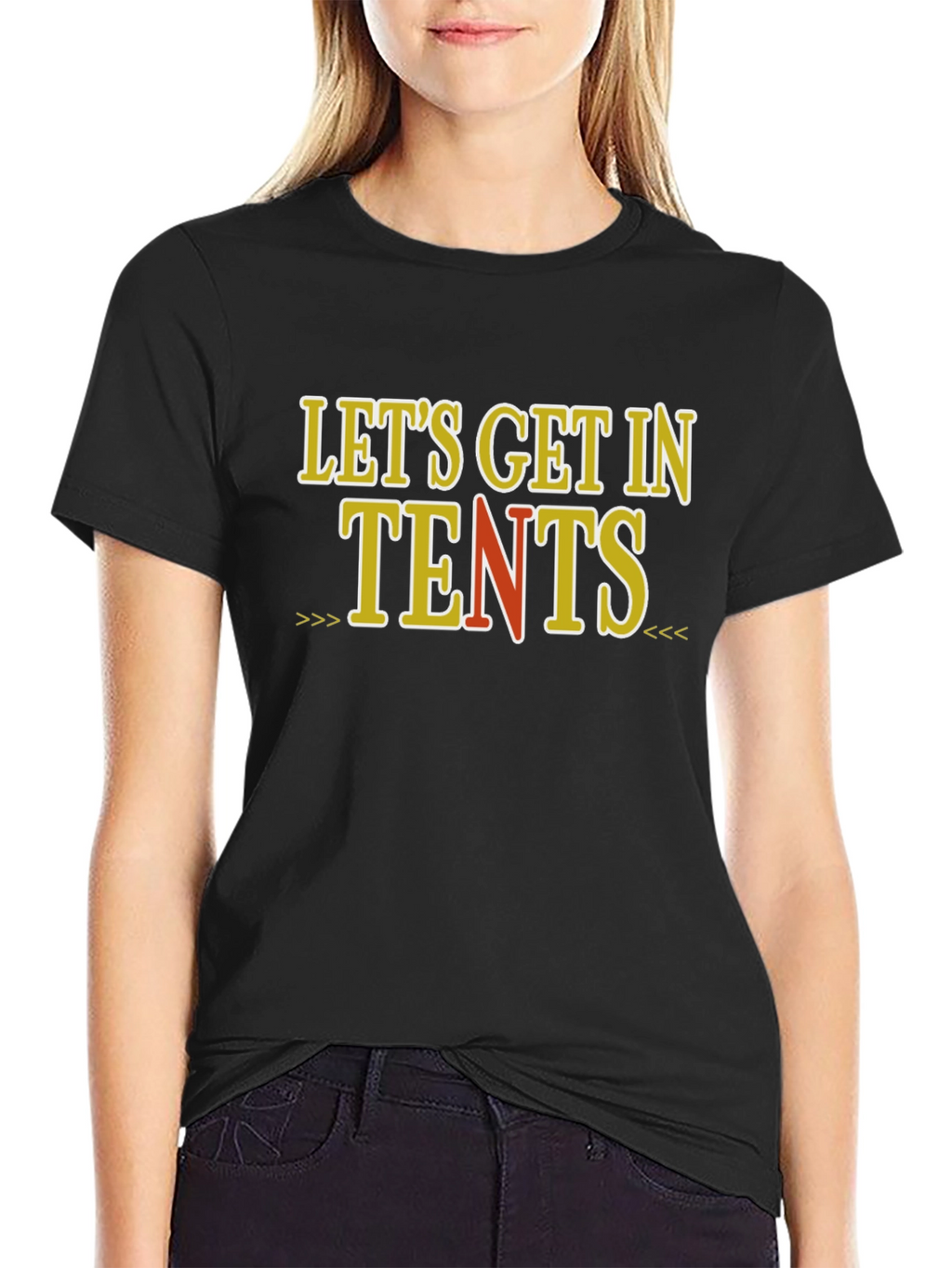 Lets Get In Tents Graphic T-Shirt