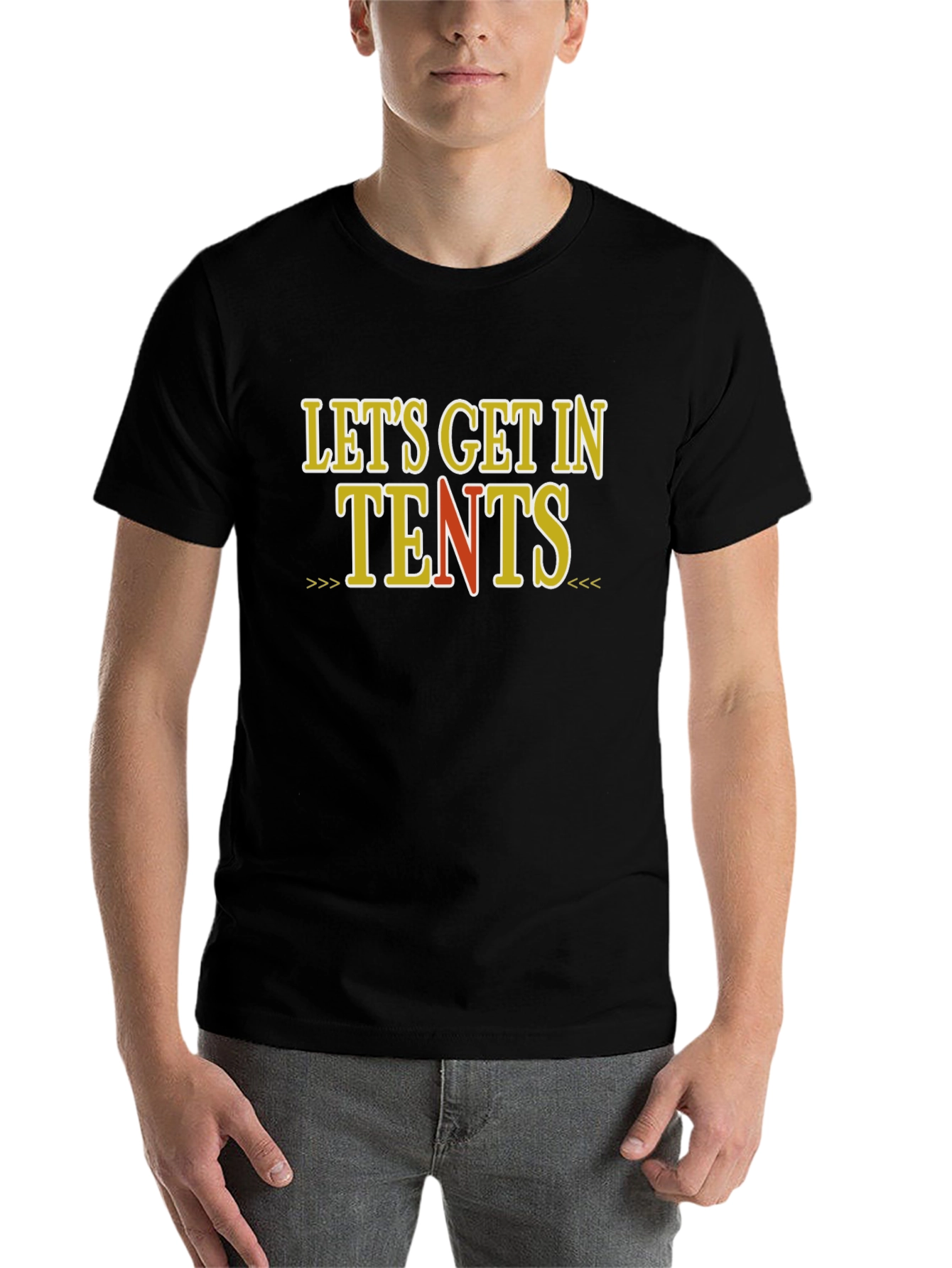 Lets Get In Tents Graphic T-Shirt