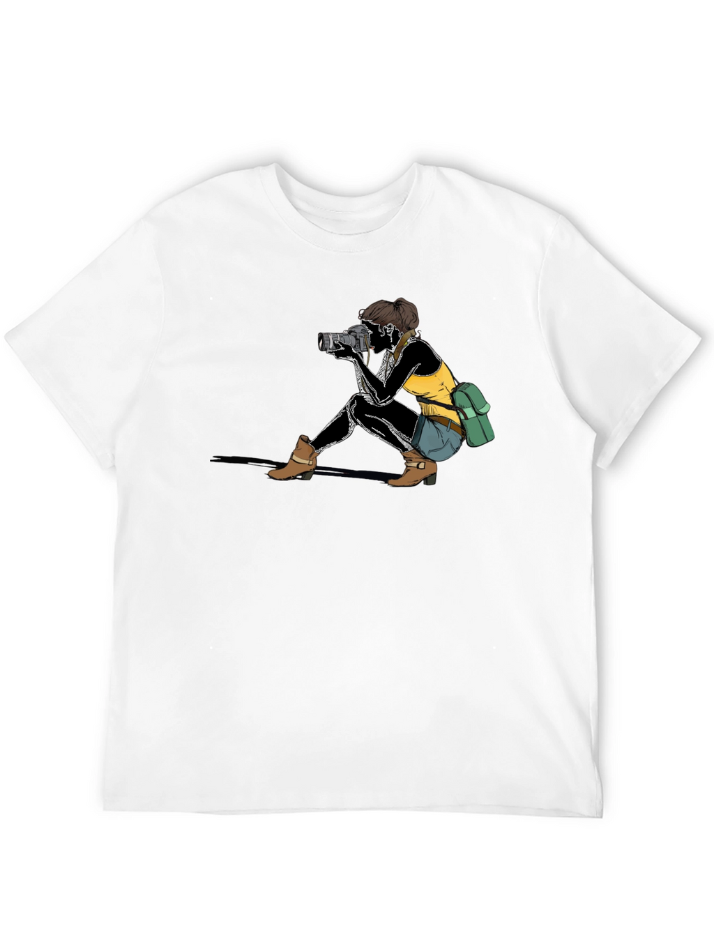 Photographer Graphic T-Shirt - Unisex Black Tee