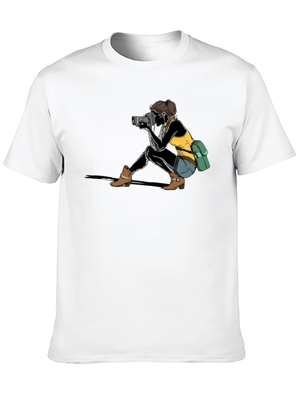 Photographer Graphic T-Shirt - Unisex Black Tee