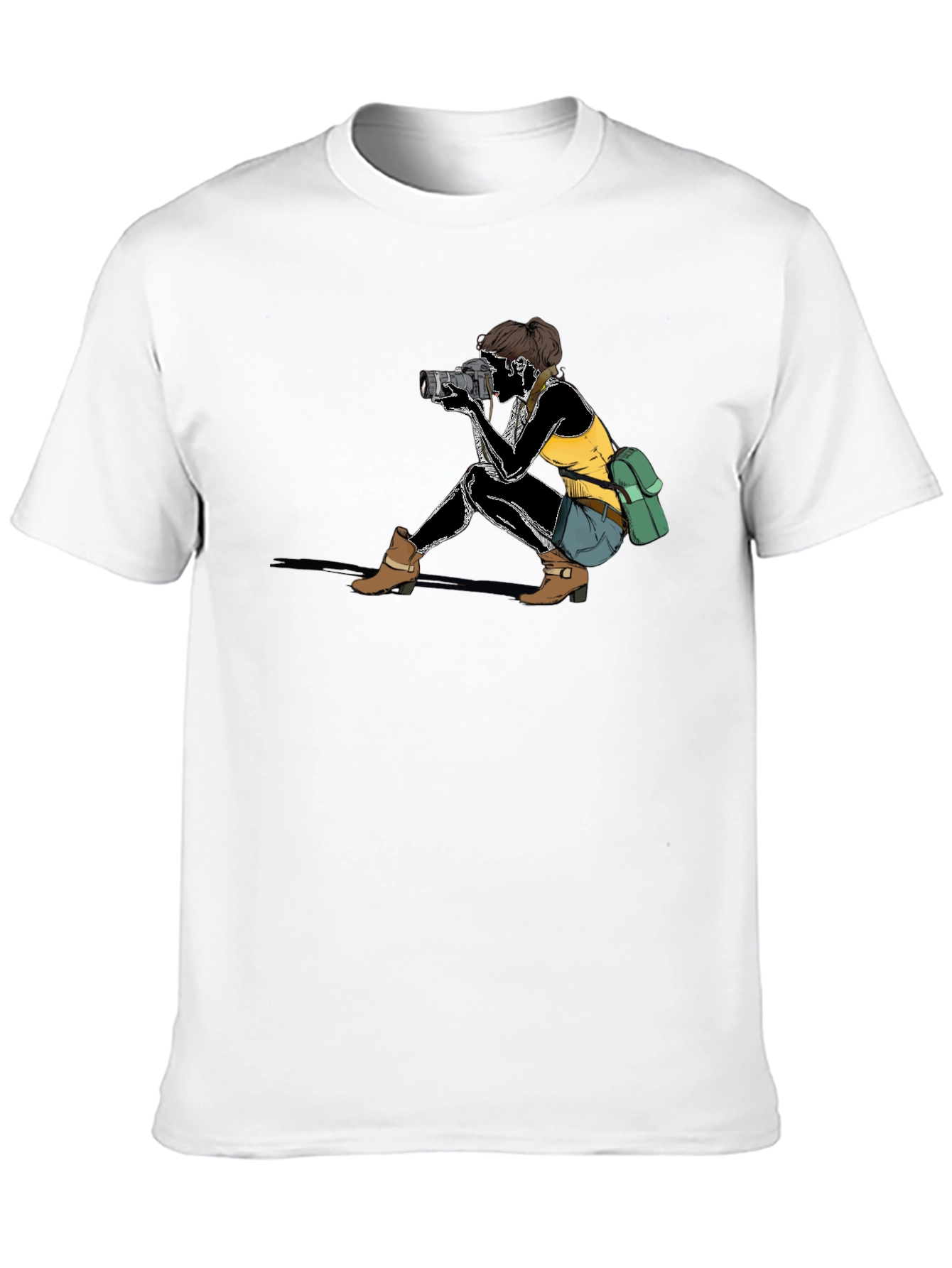 Photographer Graphic T-Shirt - Unisex Black Tee