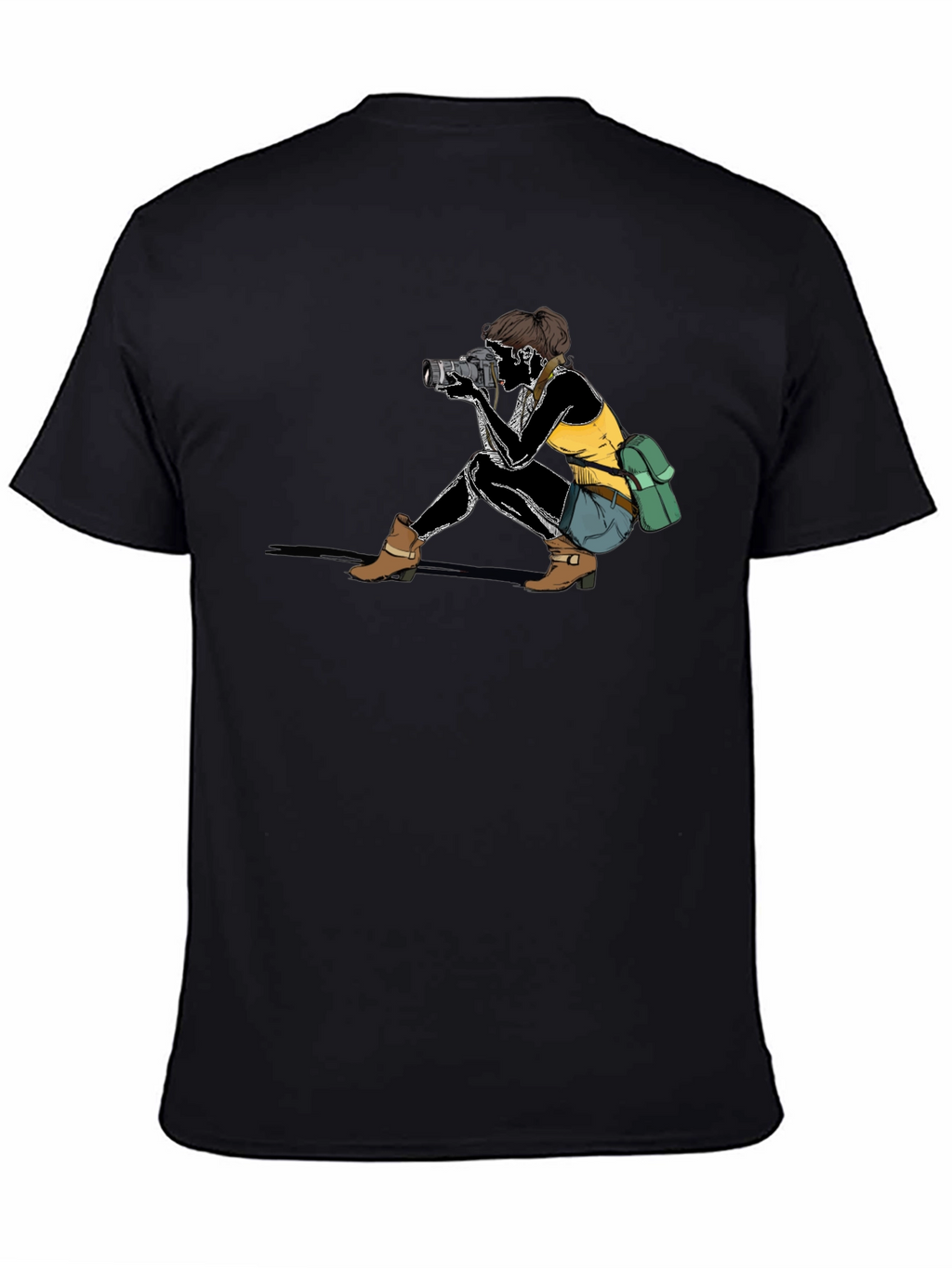 Photographer Graphic T-Shirt - Unisex Black Tee