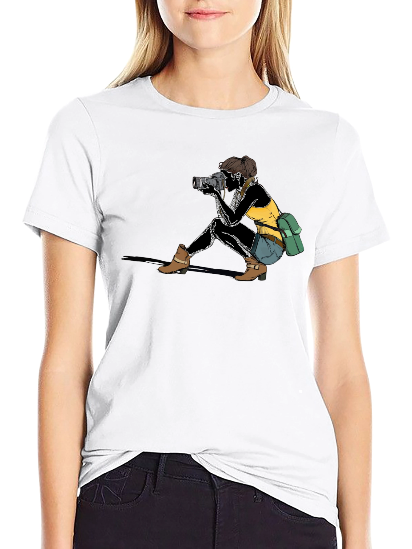 Photographer Graphic T-Shirt - Unisex Black Tee