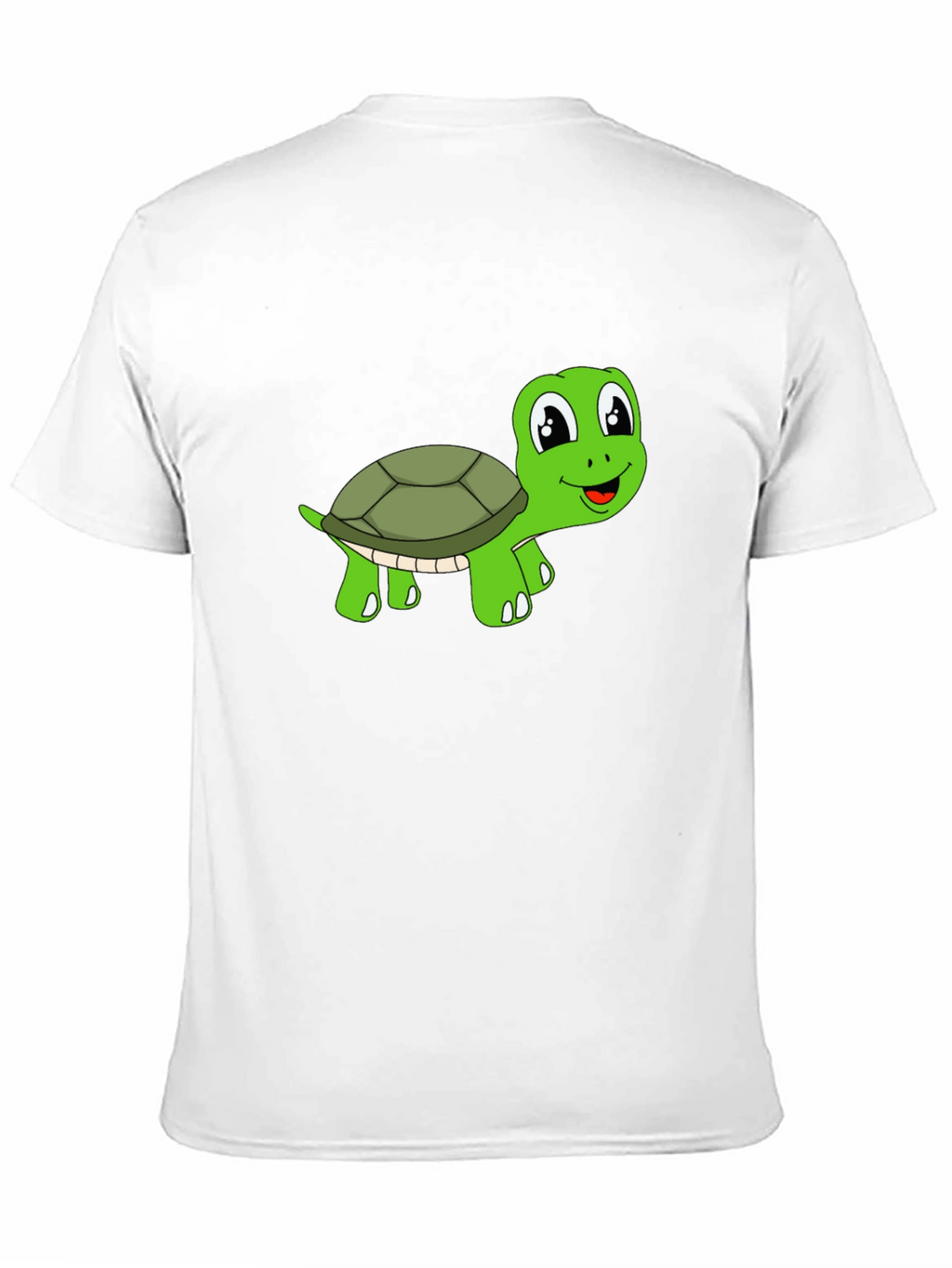 Cute Turtle Graphic T-Shirt - Black