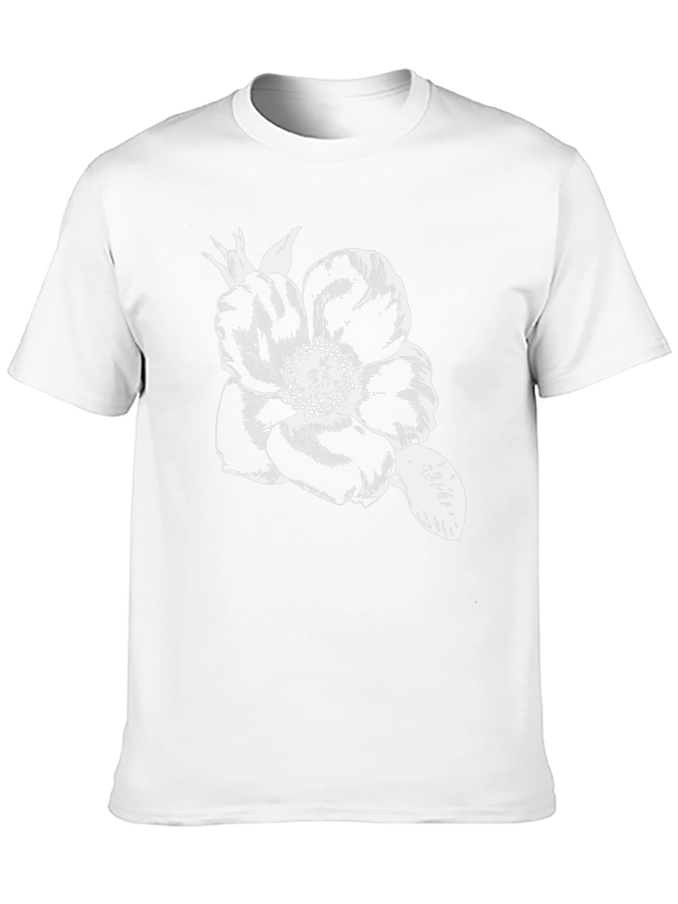 Black Floral Graphic Tee