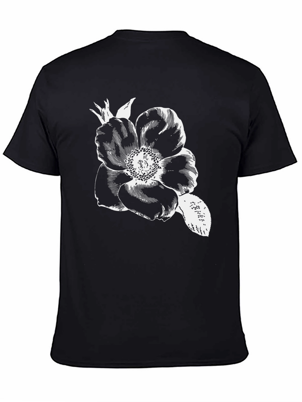 Black Floral Graphic Tee
