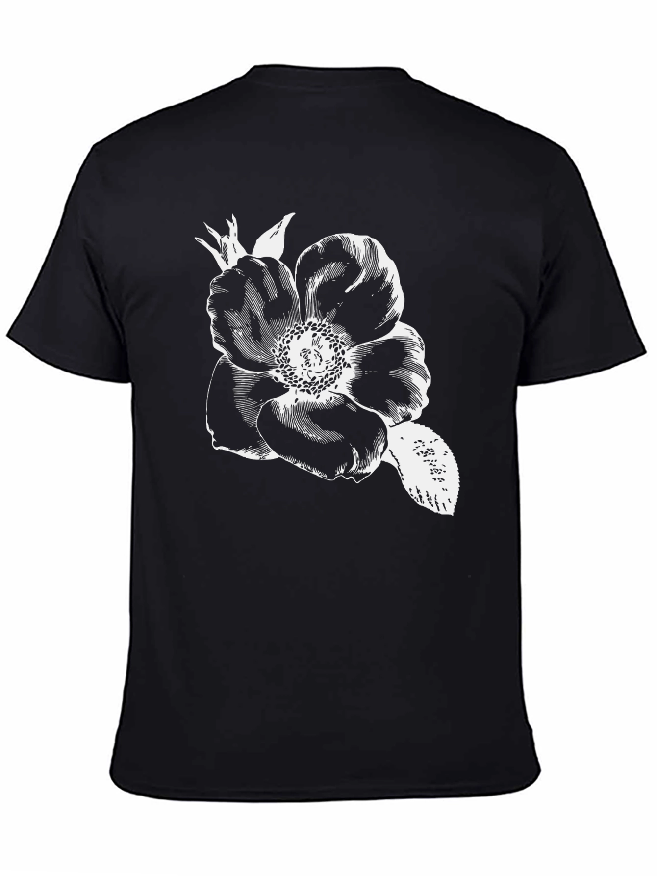 Black Floral Graphic Tee