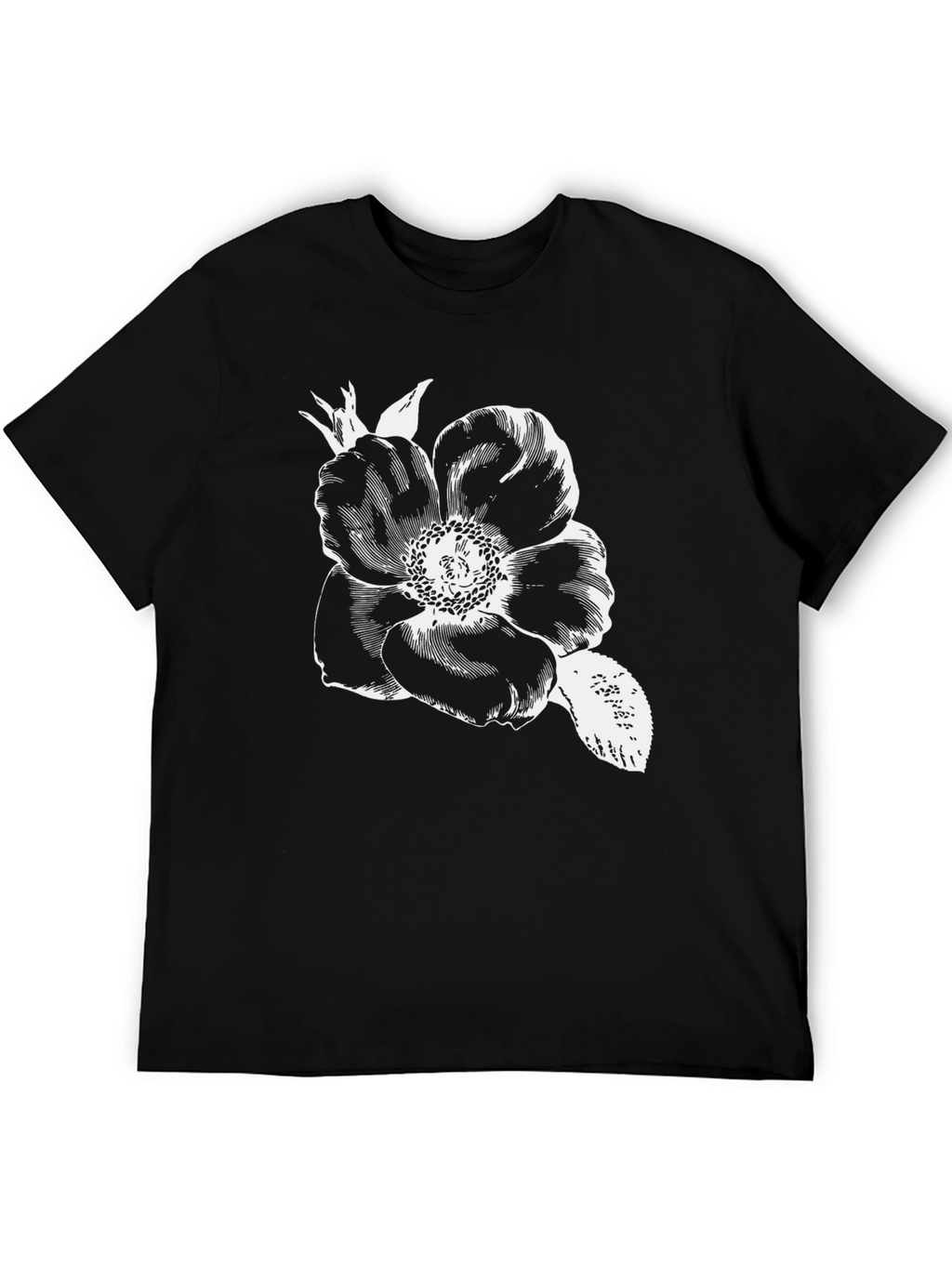 Black Floral Graphic Tee
