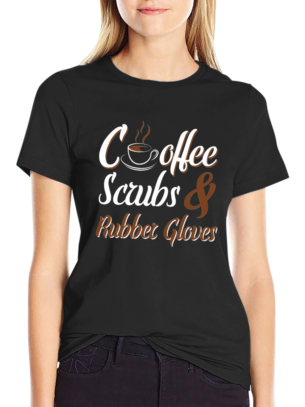 Coffee Scrubs & Rubber Gloves Graphic T-Shirt