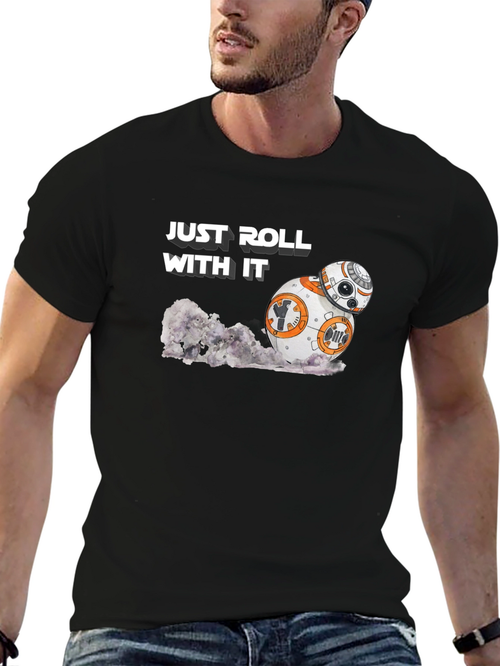 Just Roll With It BB-8 Star Wars T-Shirt
