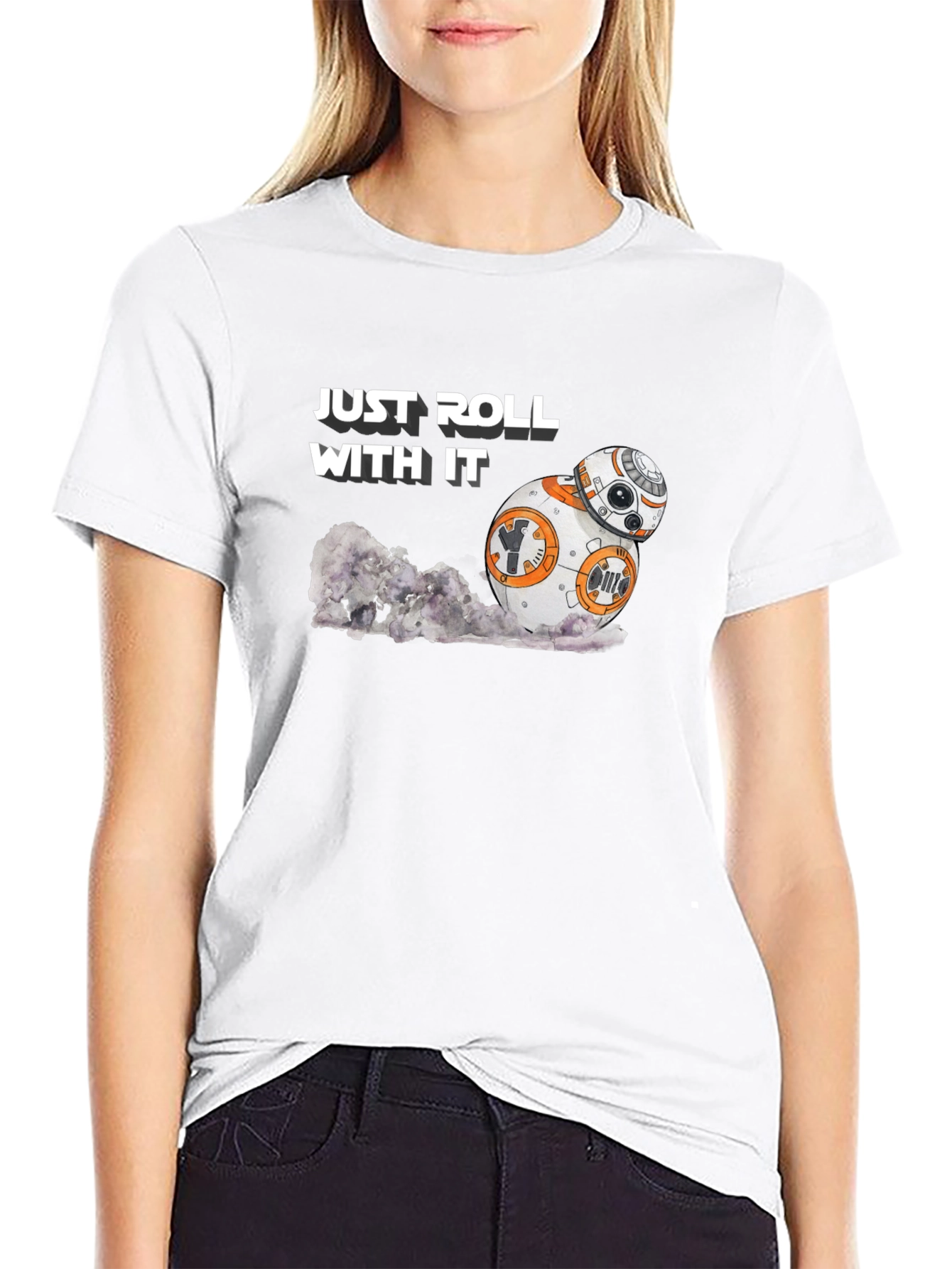Just Roll With It BB-8 Star Wars T-Shirt