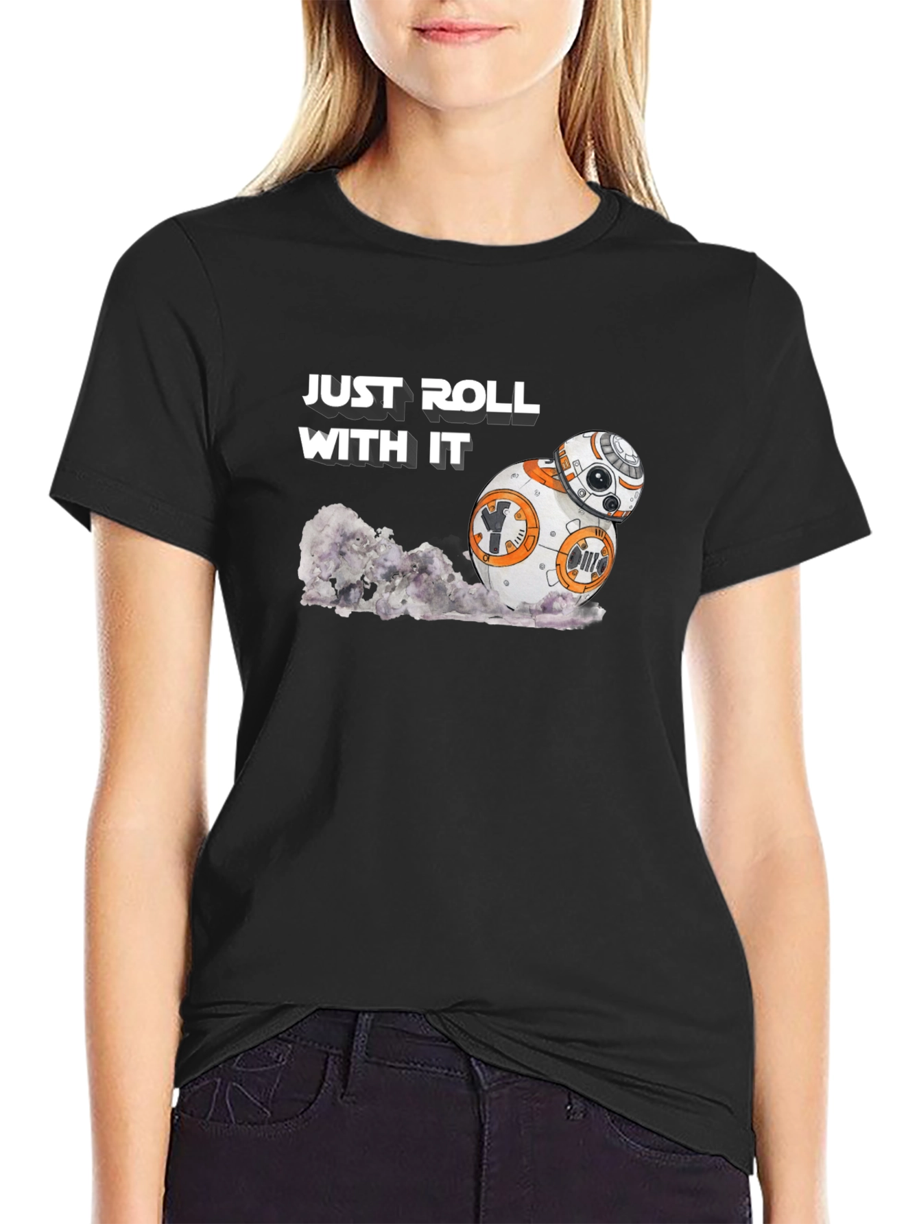 Just Roll With It BB-8 Star Wars T-Shirt