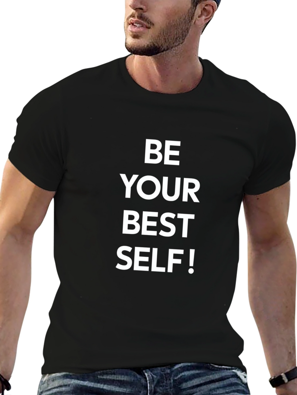 Be Your Best Self Black T-Shirt