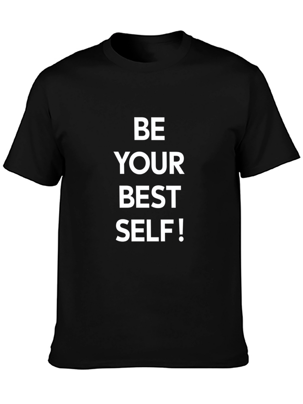 Be Your Best Self Black T-Shirt