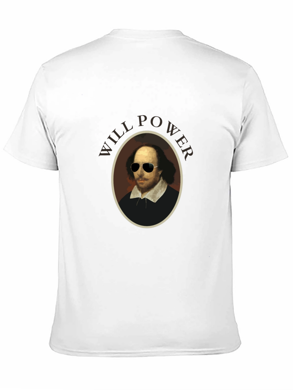 Will Power Shakespeare Black Graphic T-Shirt