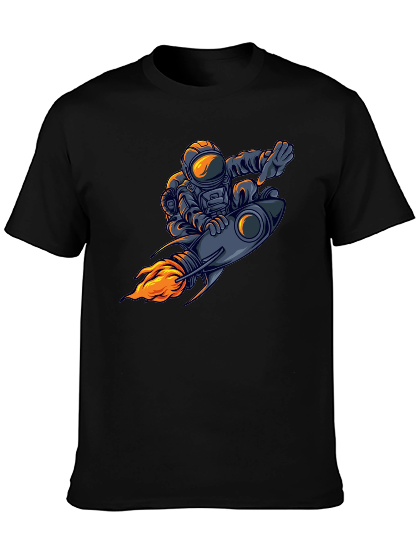 Astronaut Rocket Ride Graphic T-Shirt