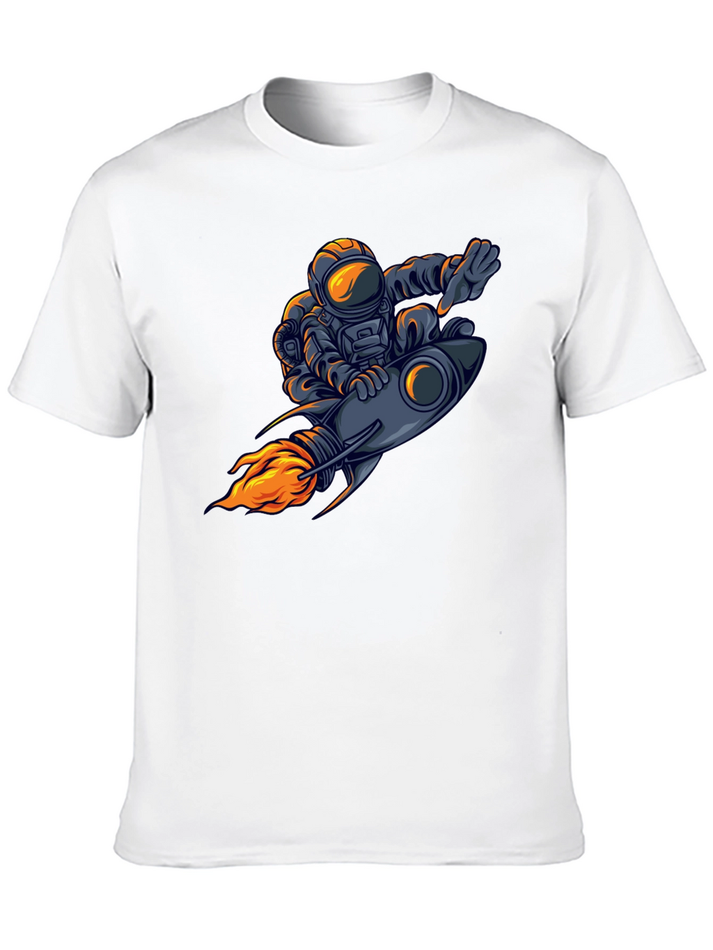 Astronaut Rocket Ride Graphic T-Shirt