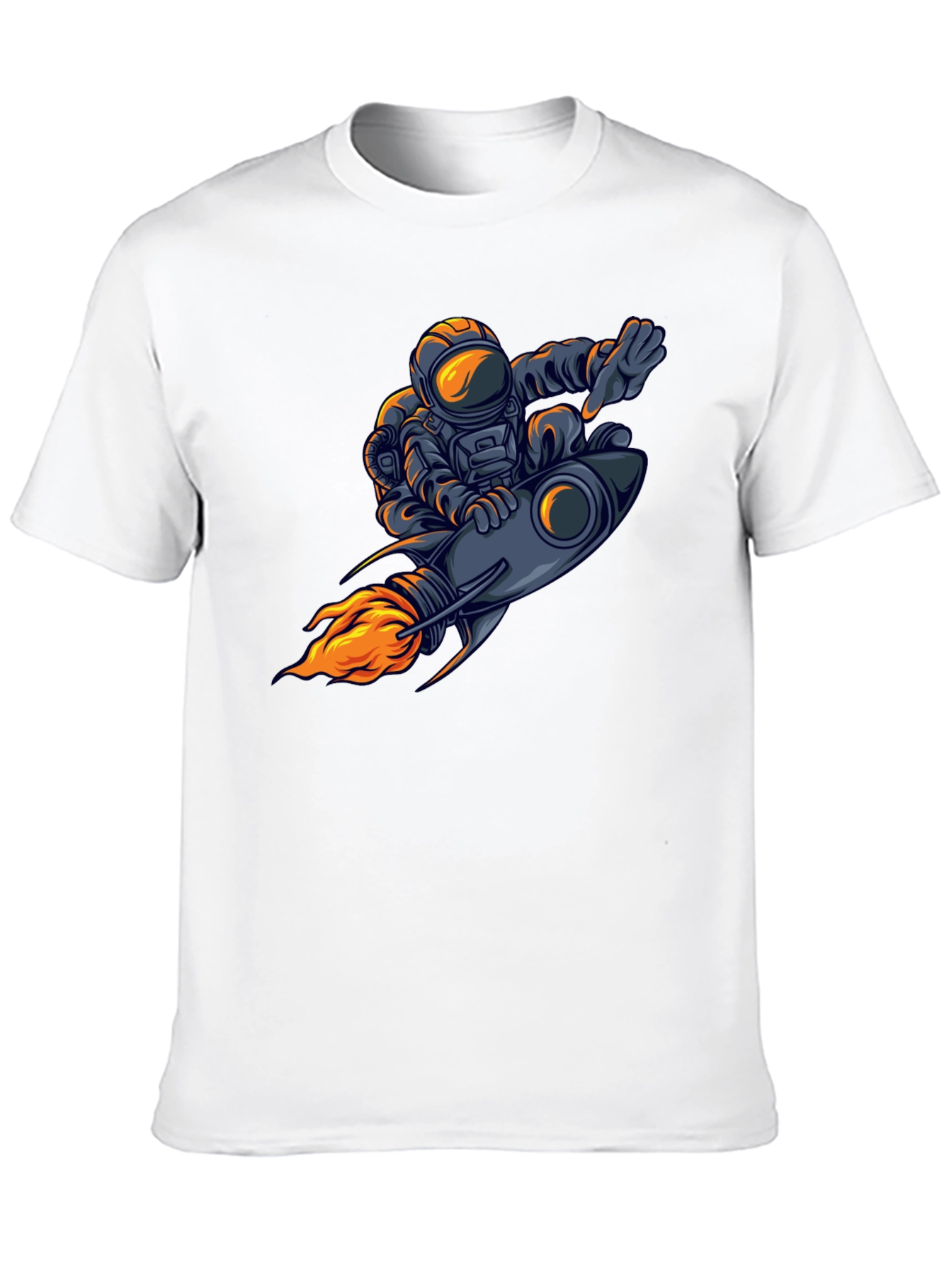 Astronaut Rocket Ride Graphic T-Shirt