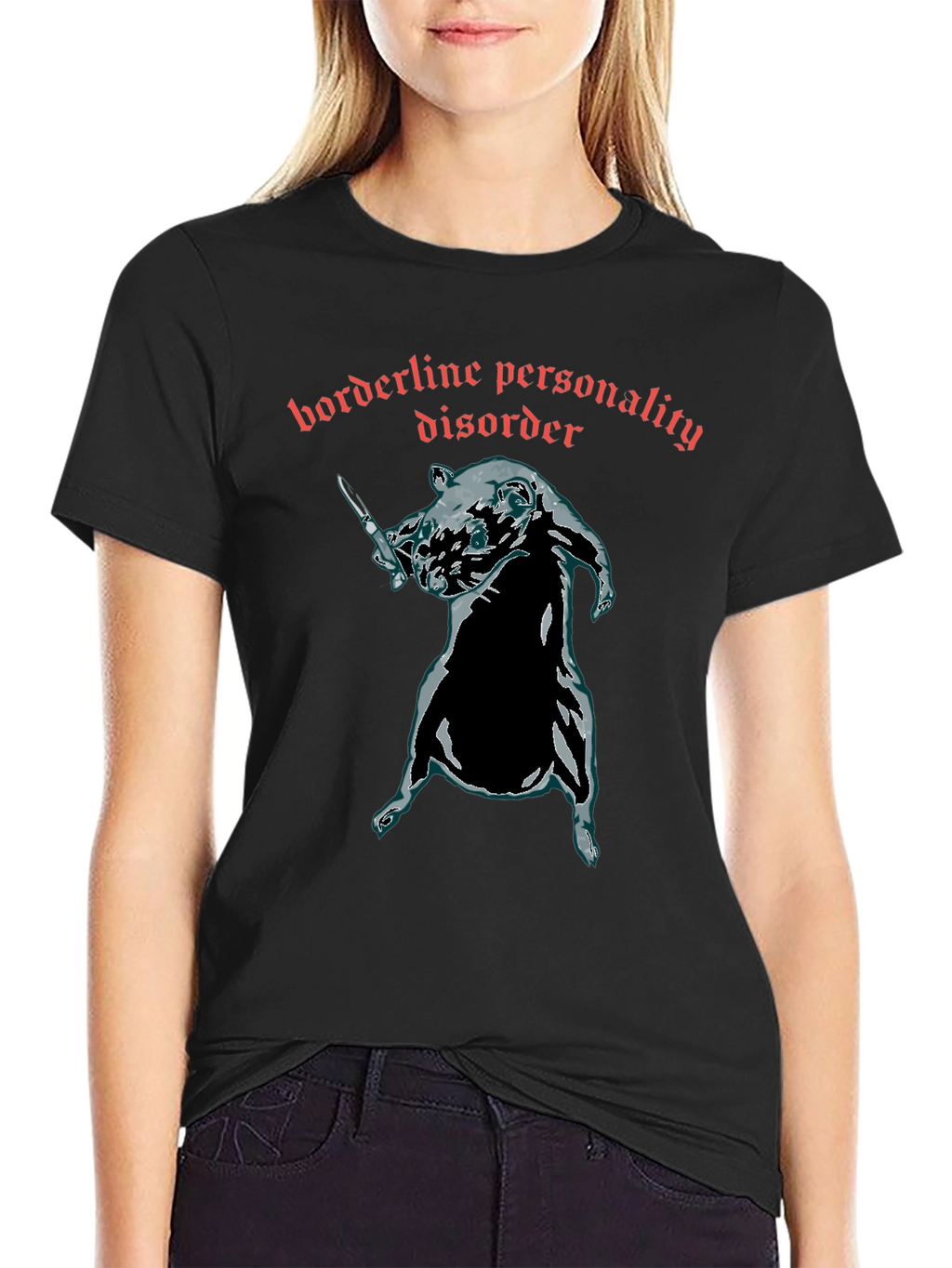 Borderline Personality Disorder Rat T-Shirt
