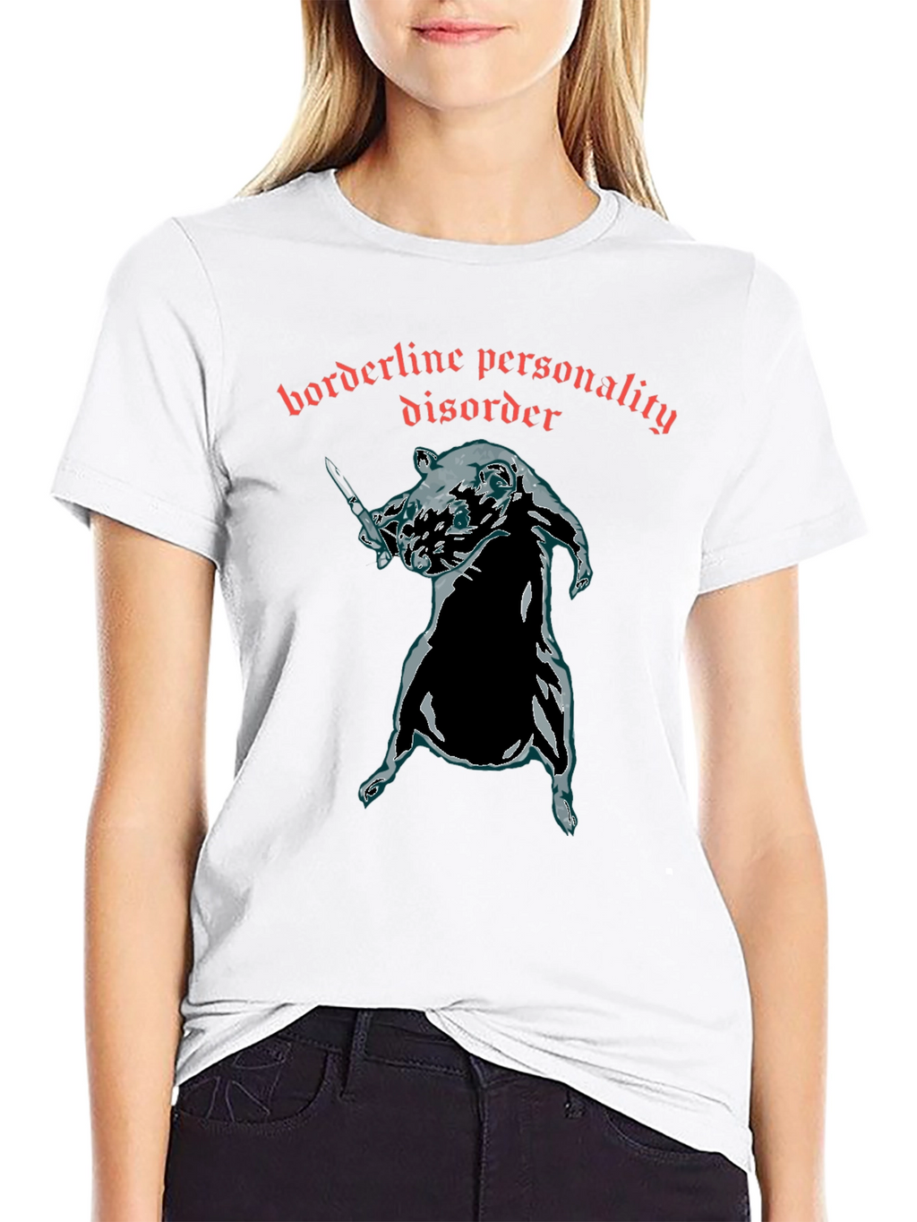Borderline Personality Disorder Rat T-Shirt