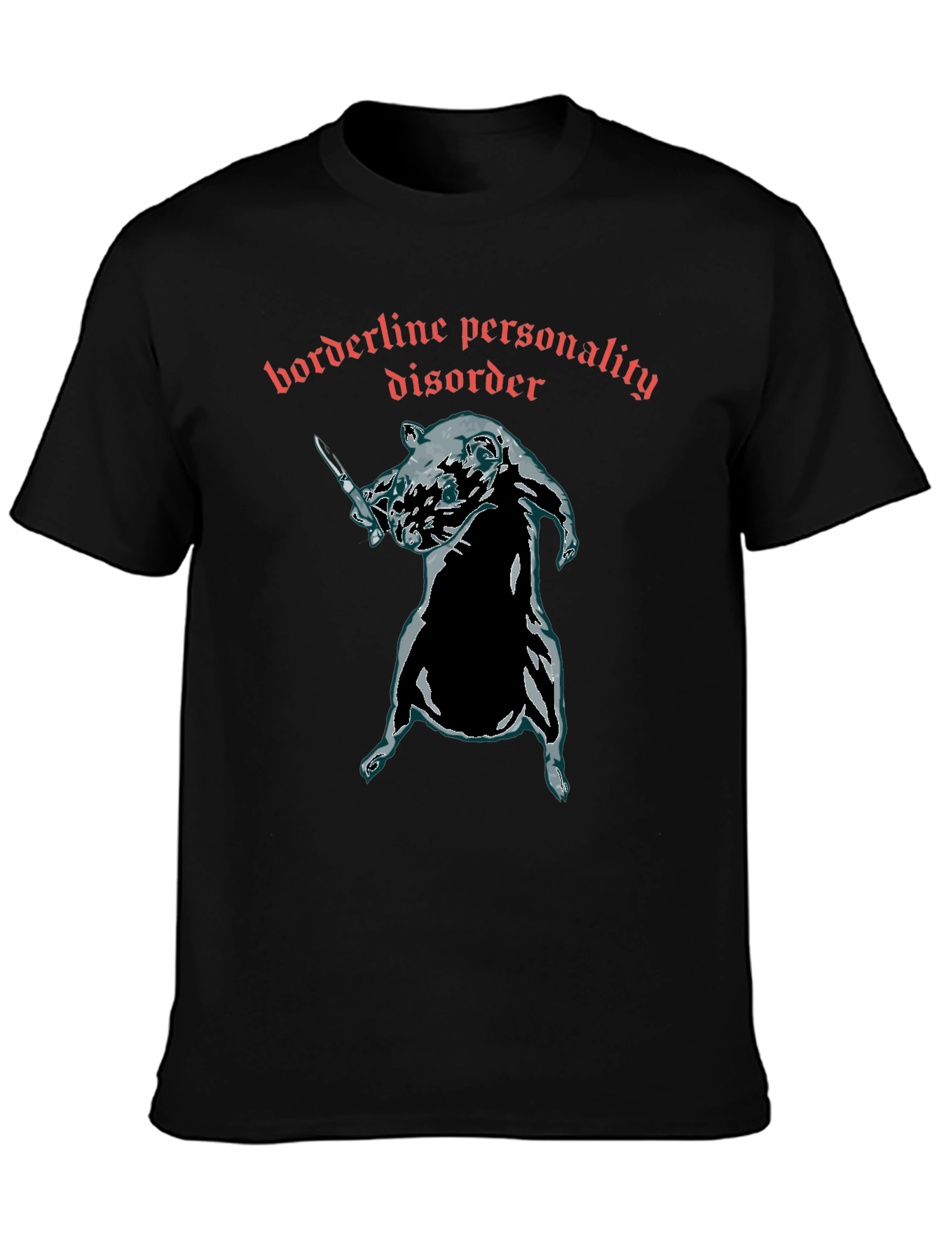 Borderline Personality Disorder Rat T-Shirt