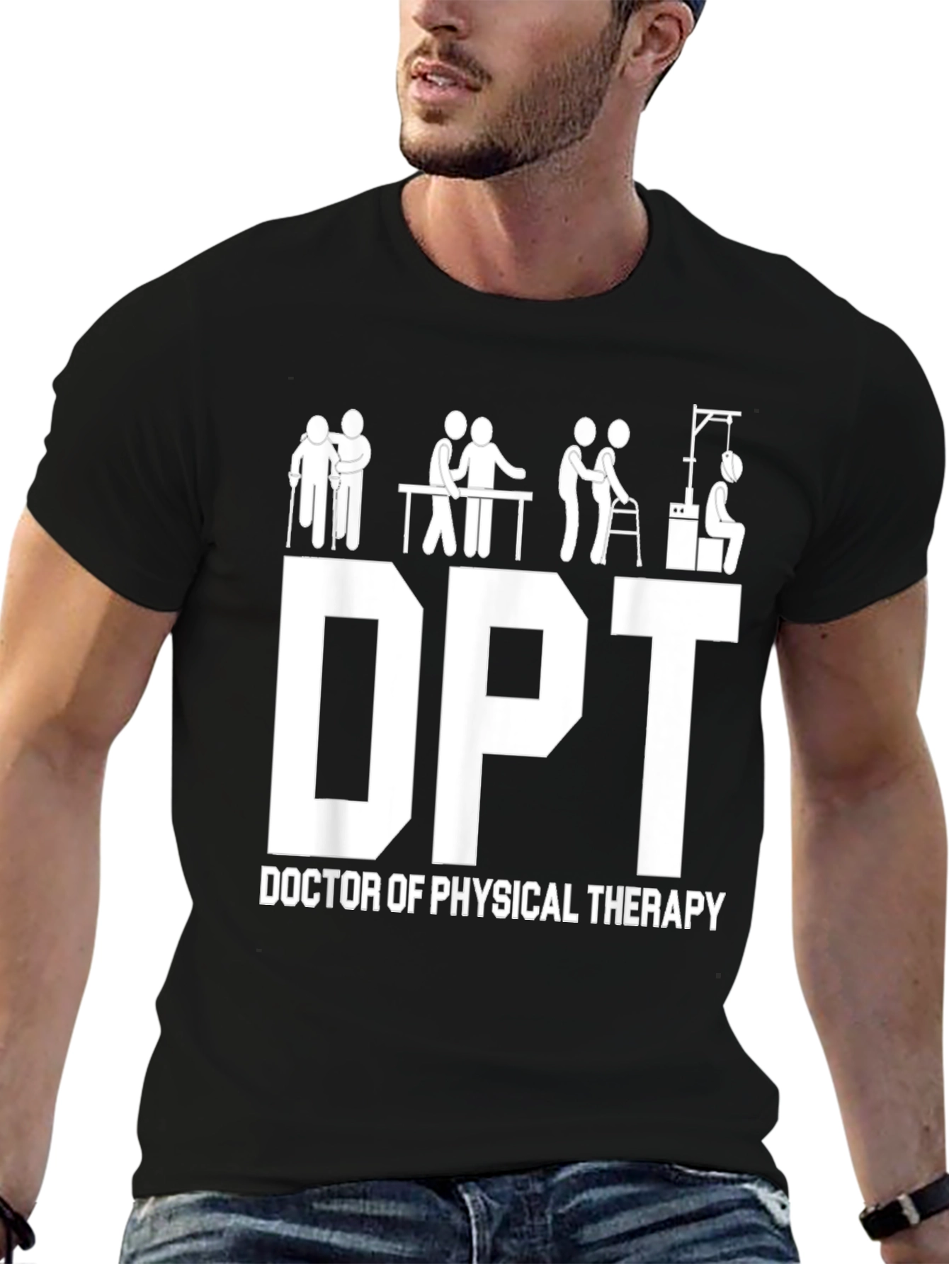 DPT Doctor of Physical Therapy Graphic T-Shirt