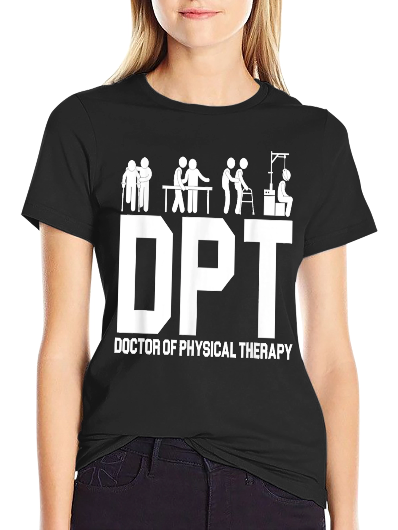 DPT Doctor of Physical Therapy Graphic T-Shirt