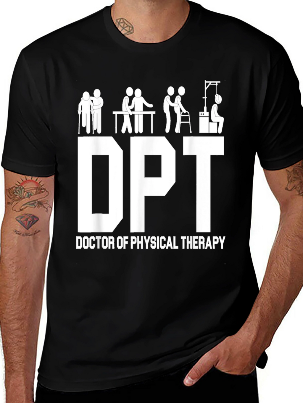 DPT Doctor of Physical Therapy Graphic T-Shirt