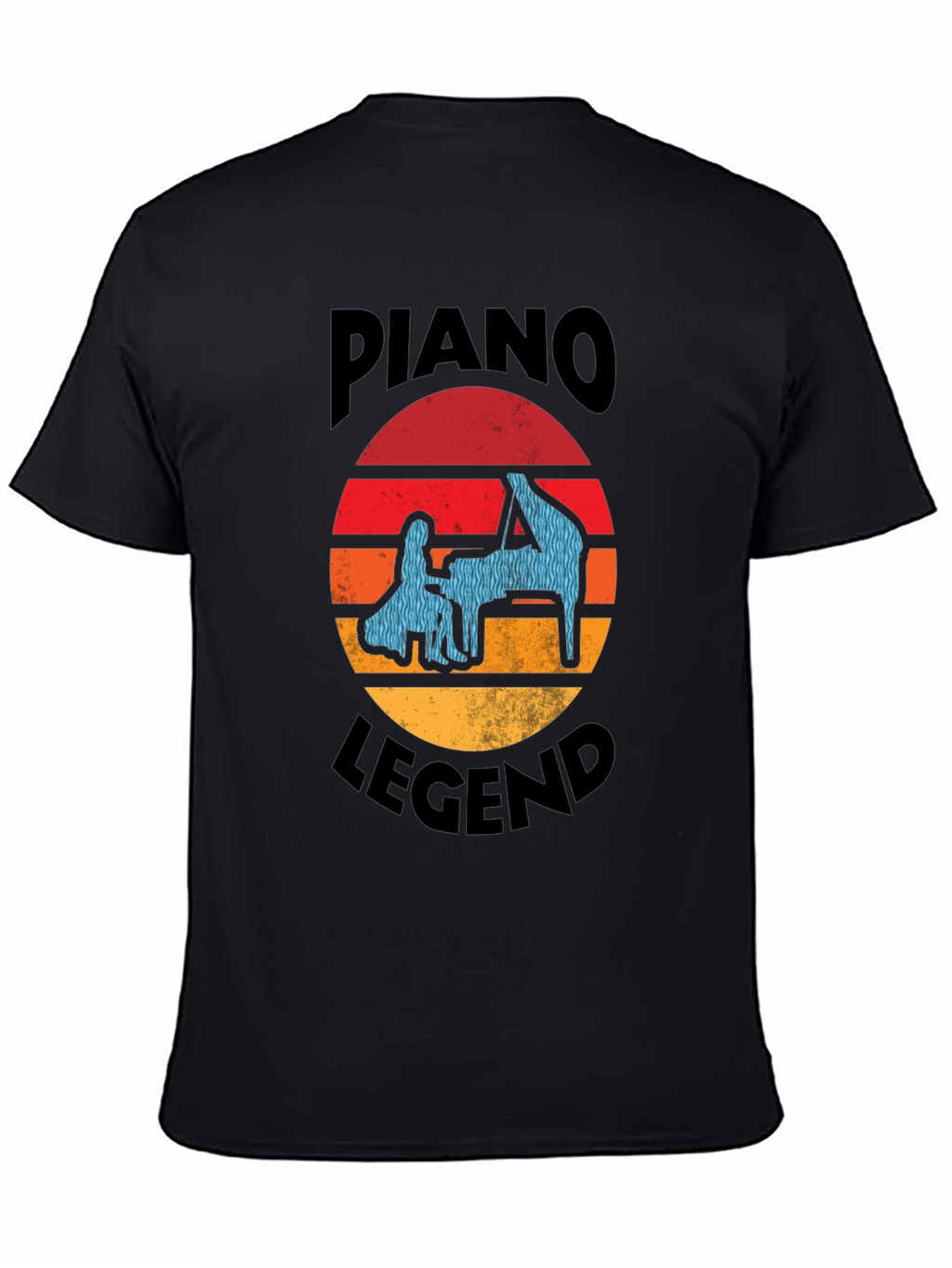 Piano Legend T-Shirt - Retro Music Lover Tee