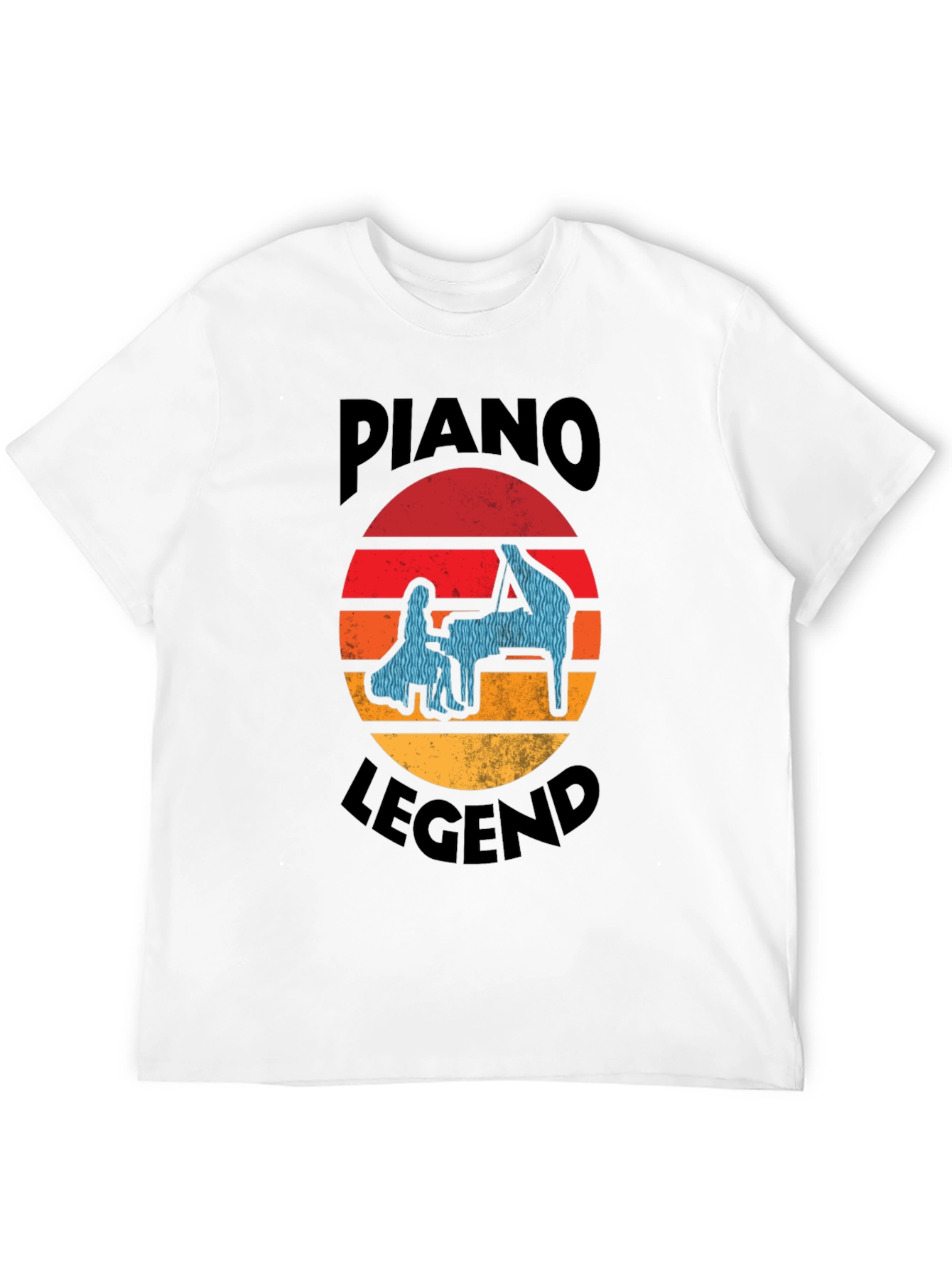 Piano Legend T-Shirt - Retro Music Lover Tee