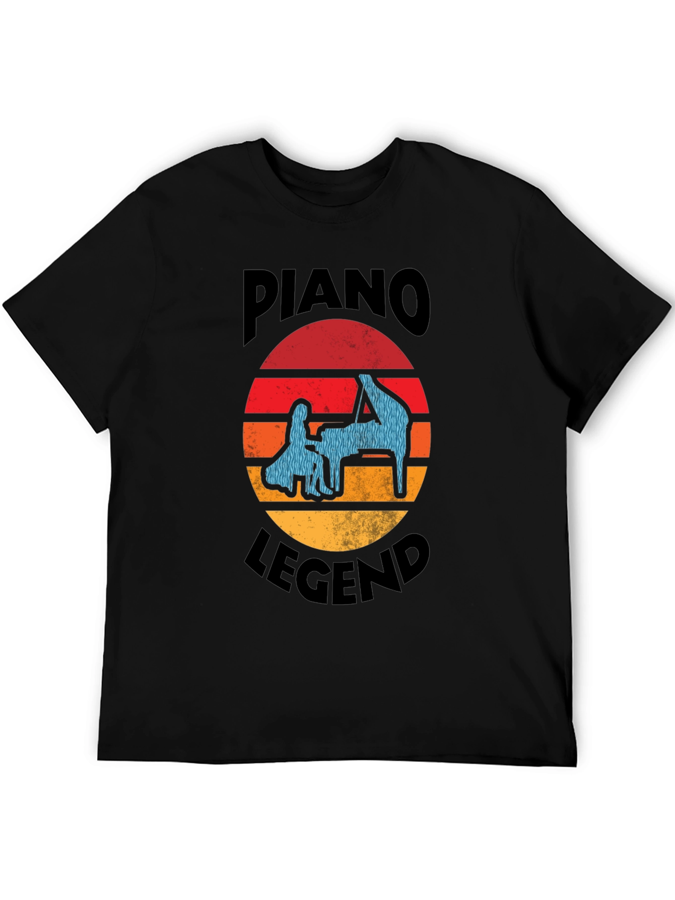 Piano Legend T-Shirt - Retro Music Lover Tee