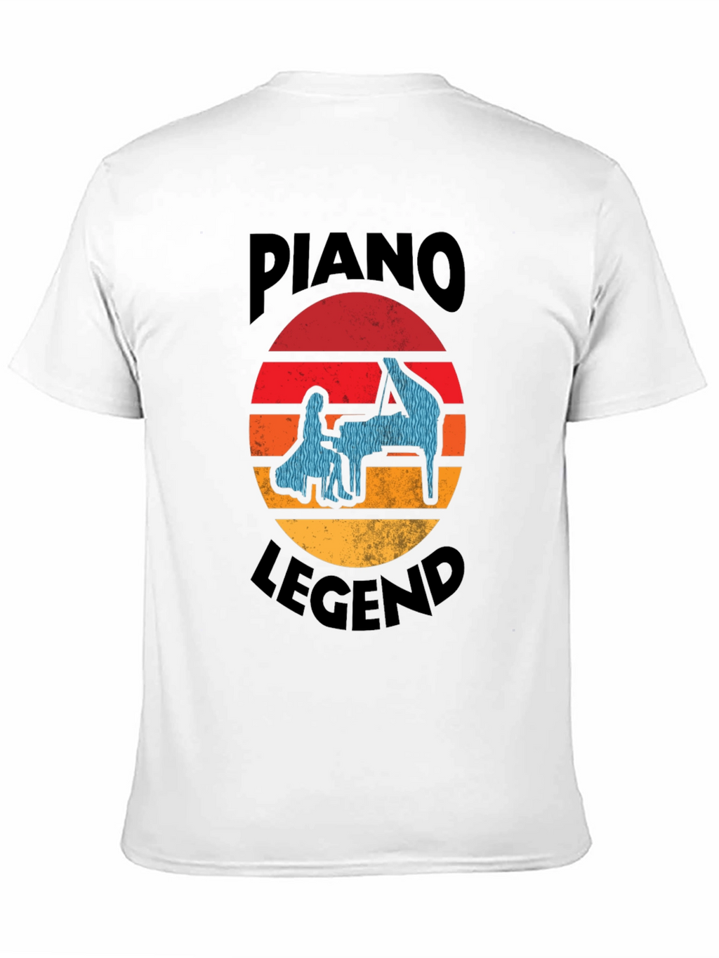 Piano Legend T-Shirt - Retro Music Lover Tee