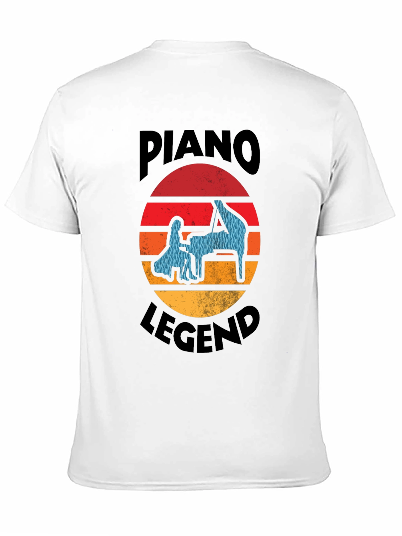 Piano Legend T-Shirt - Retro Music Lover Tee