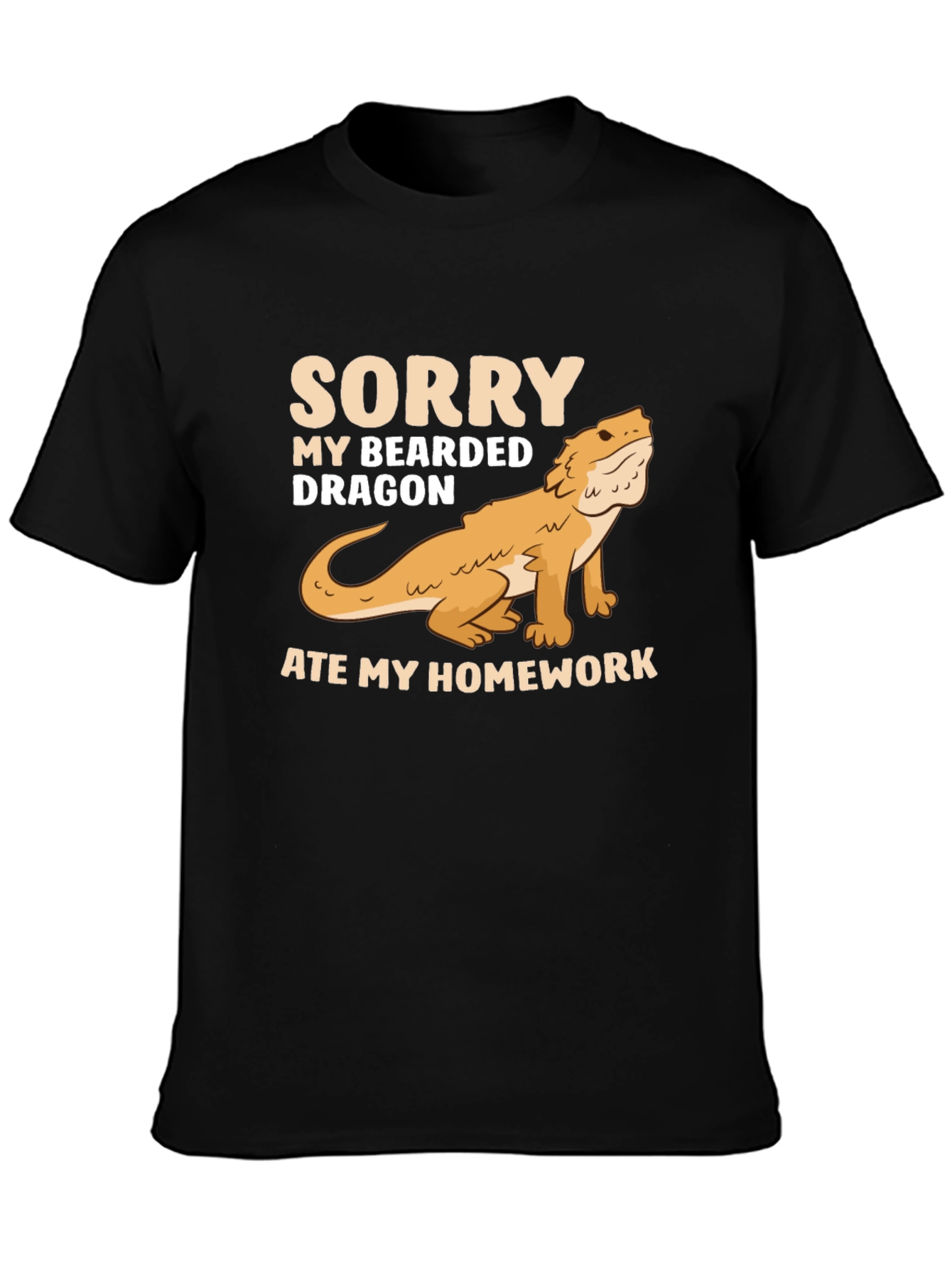 Bearded Dragon Ate My Homework T-Shirt