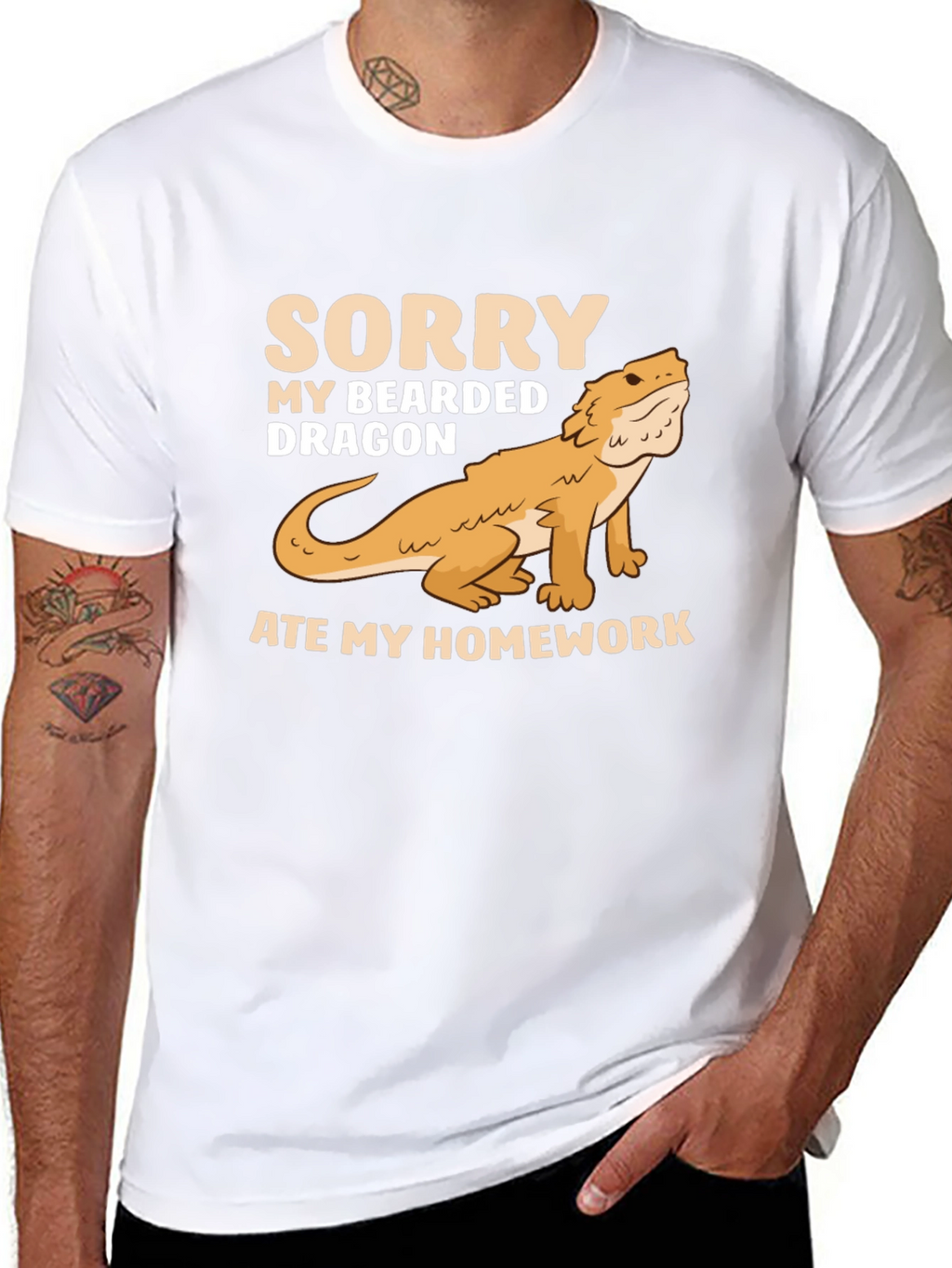 Bearded Dragon Ate My Homework T-Shirt