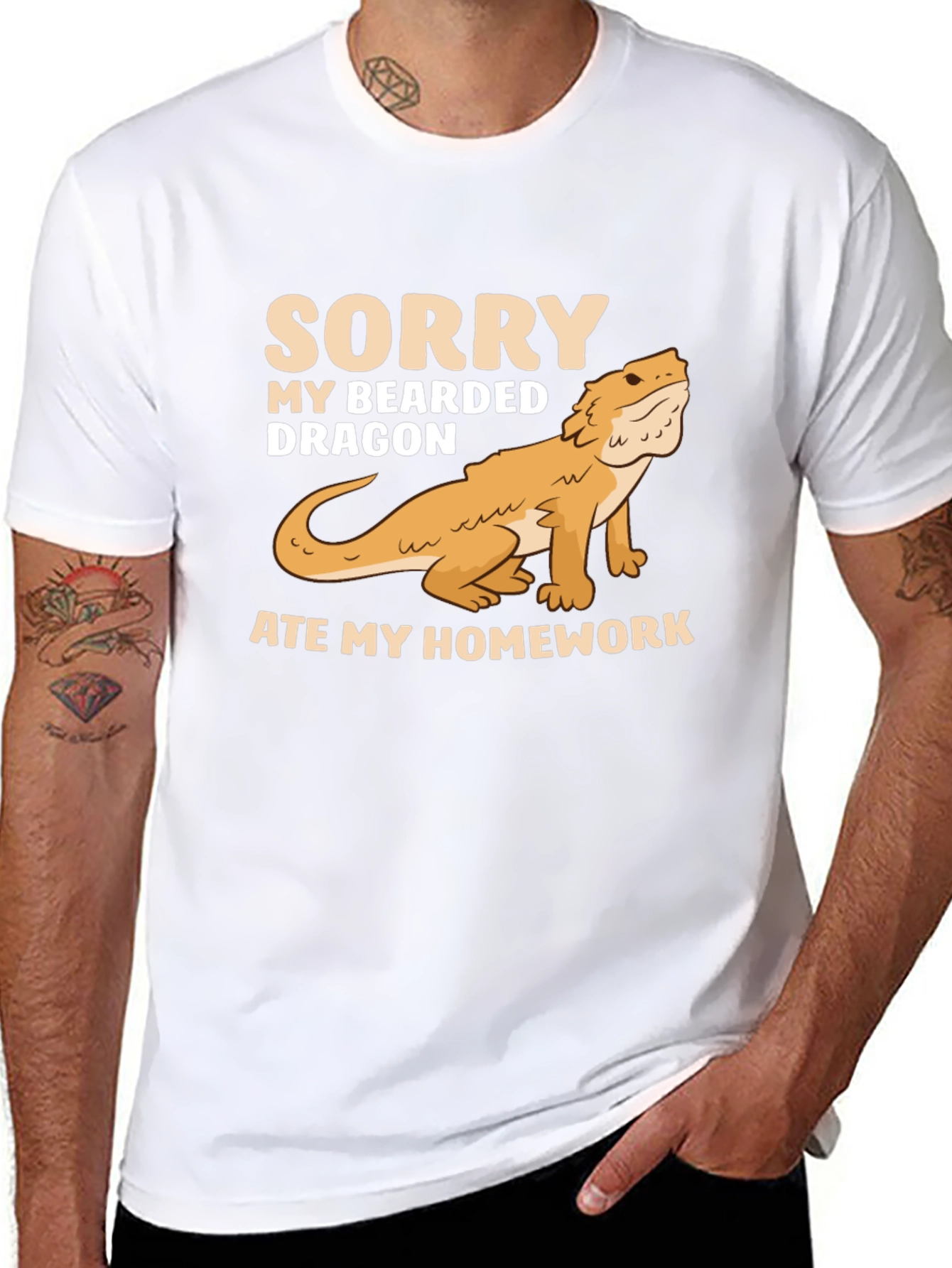 Bearded Dragon Ate My Homework T-Shirt