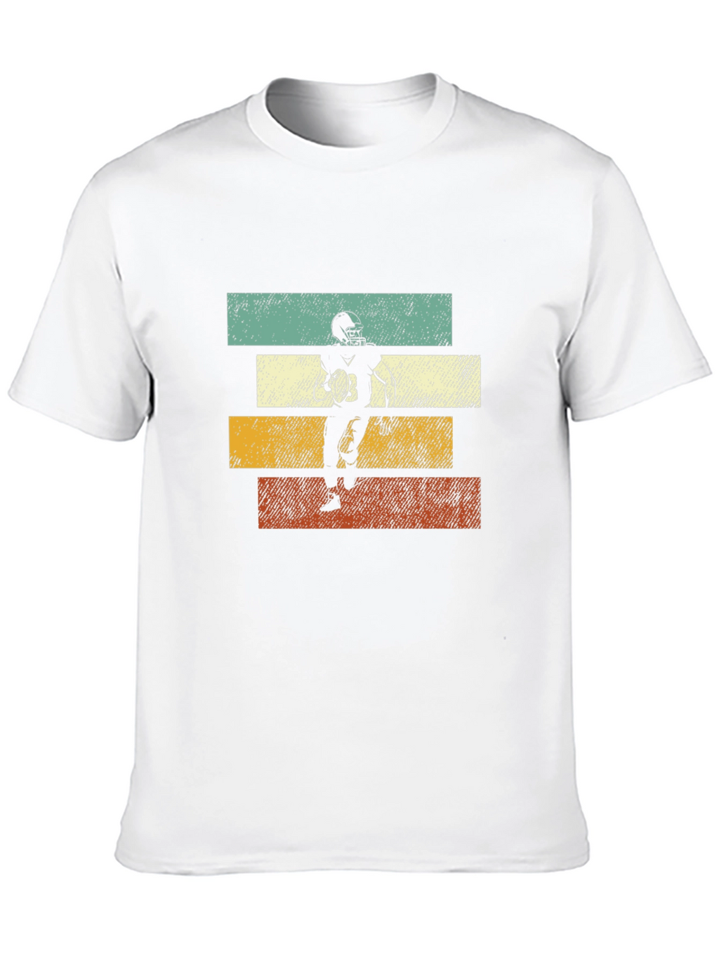 Retro Football Player T-Shirt