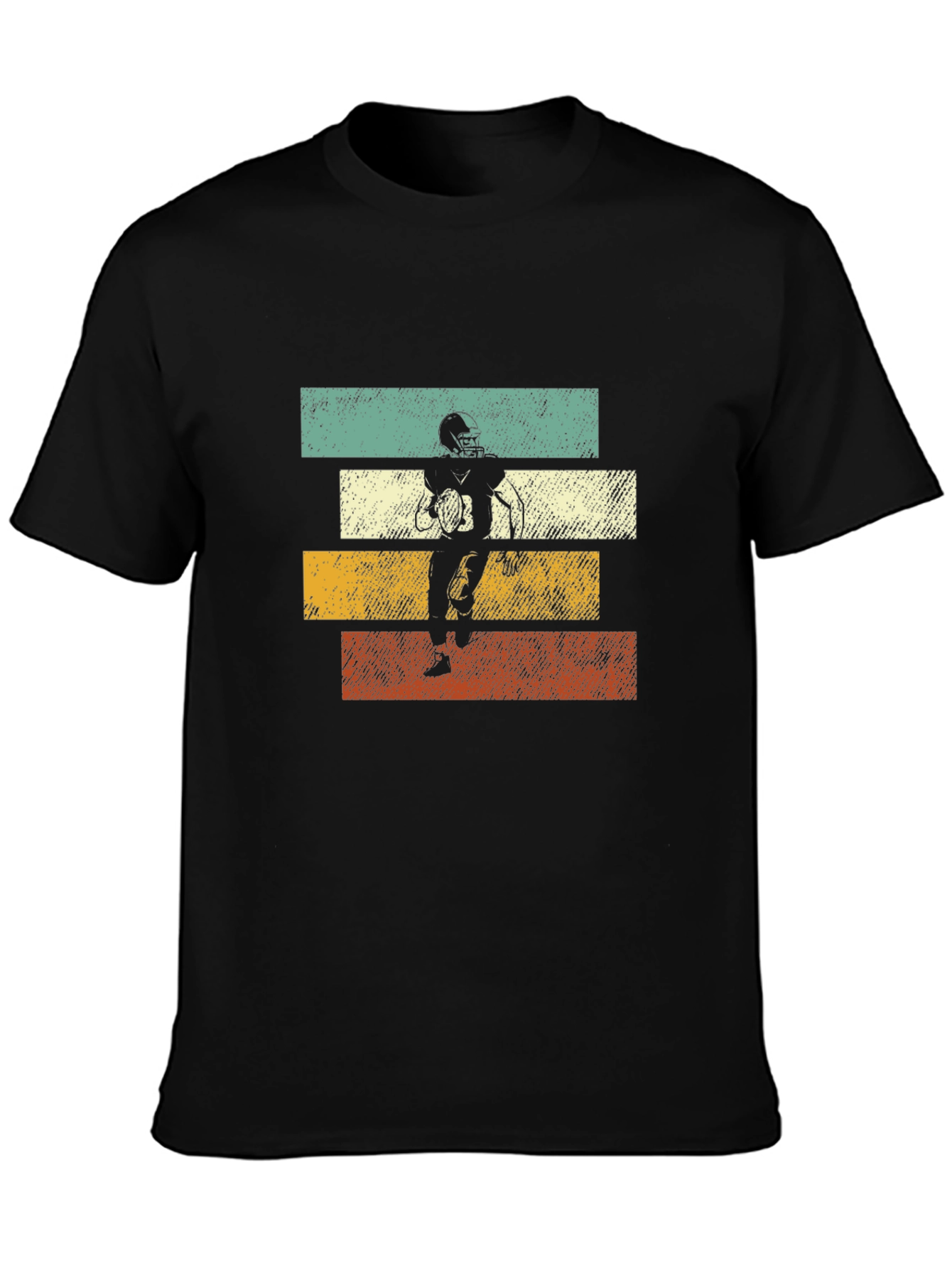 Retro Football Player T-Shirt