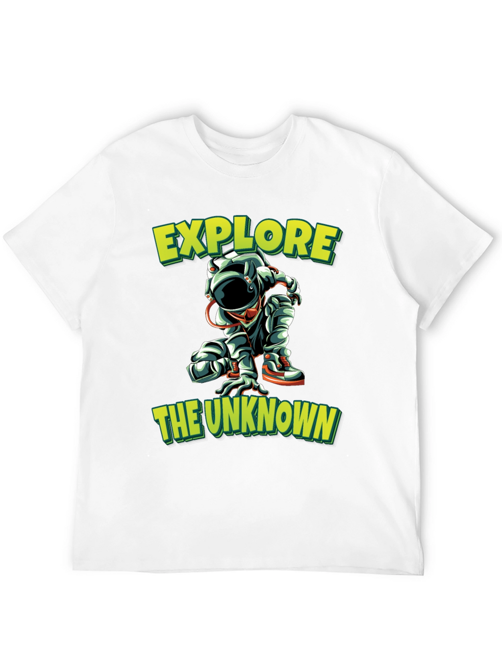 Explore the Unknown Black Graphic Tee