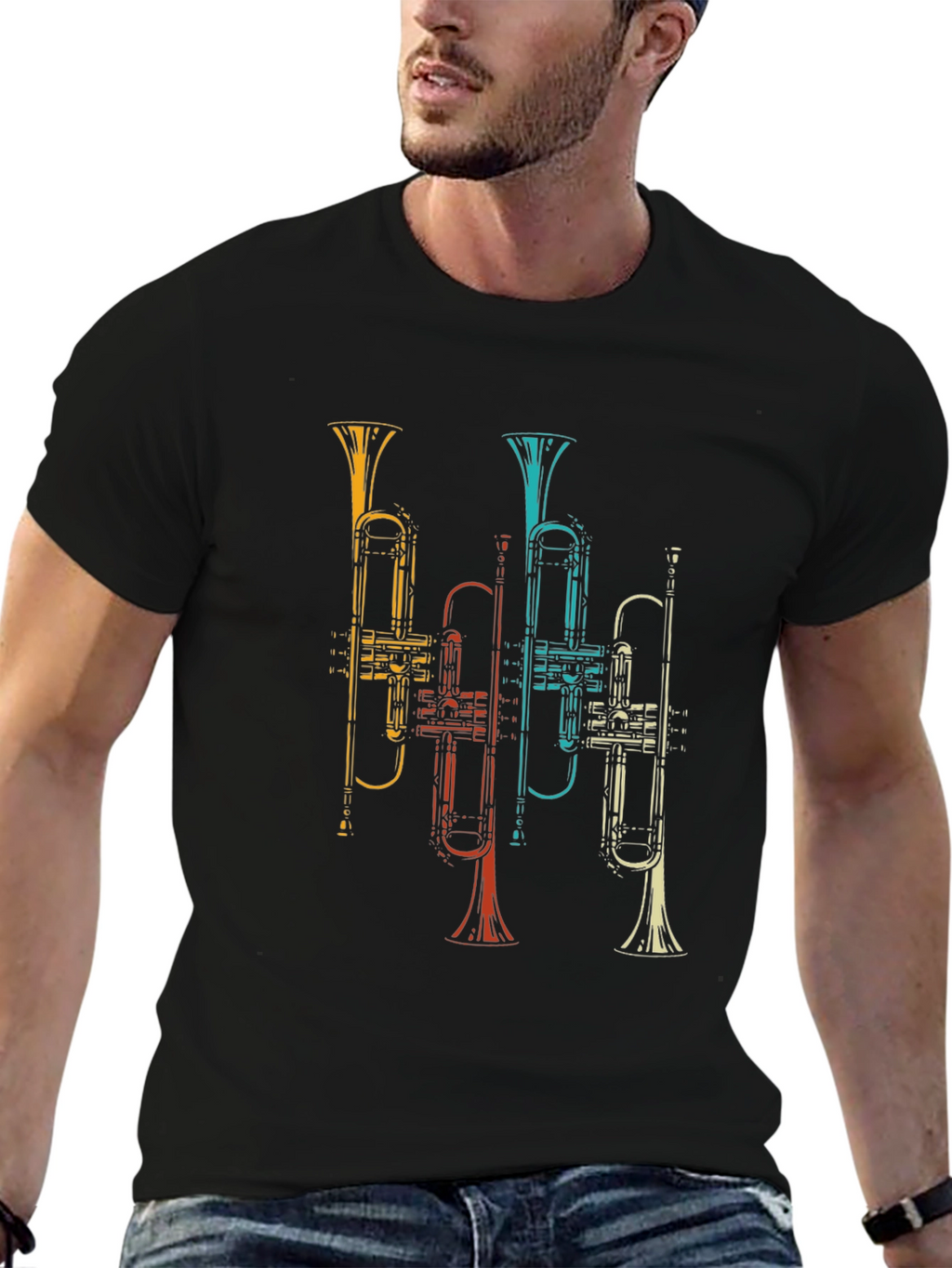 Retro Trumpet T-Shirt