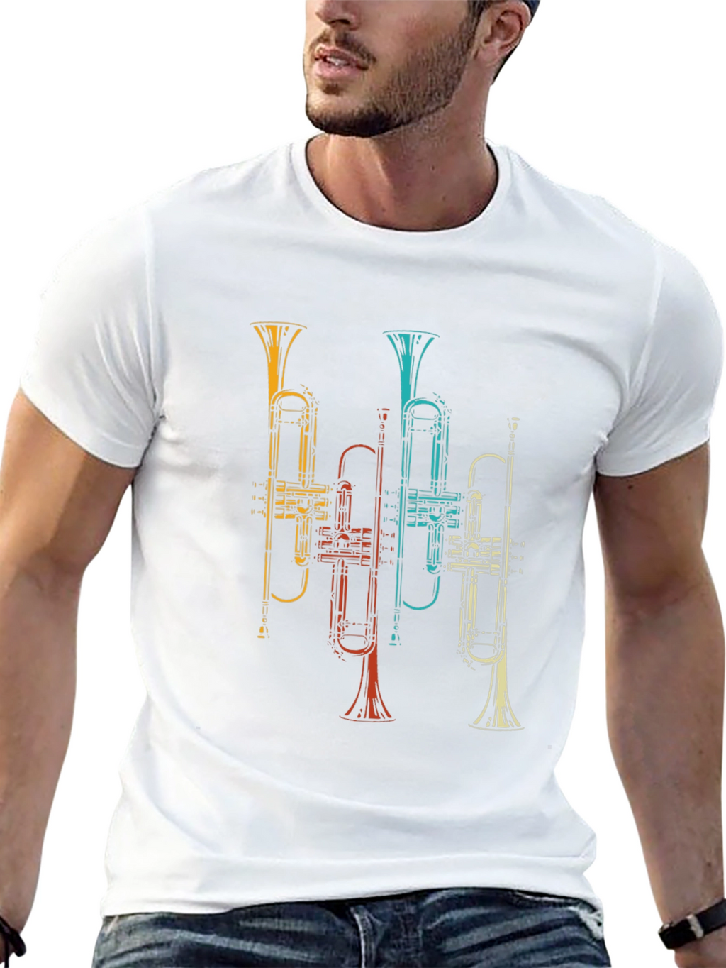 Retro Trumpet T-Shirt