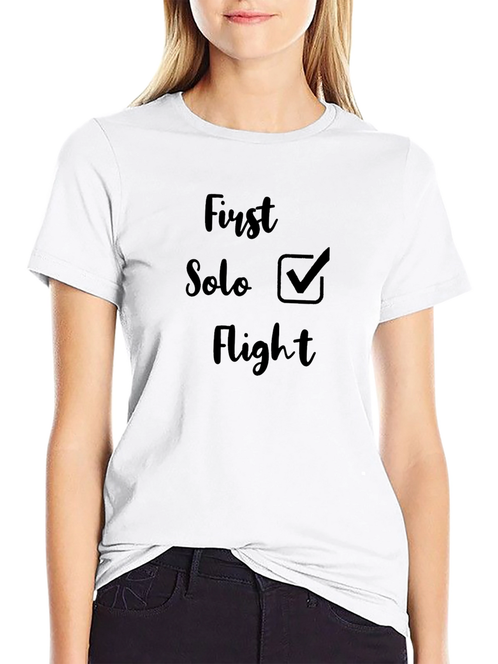 First Solo Flight Black T-Shirt