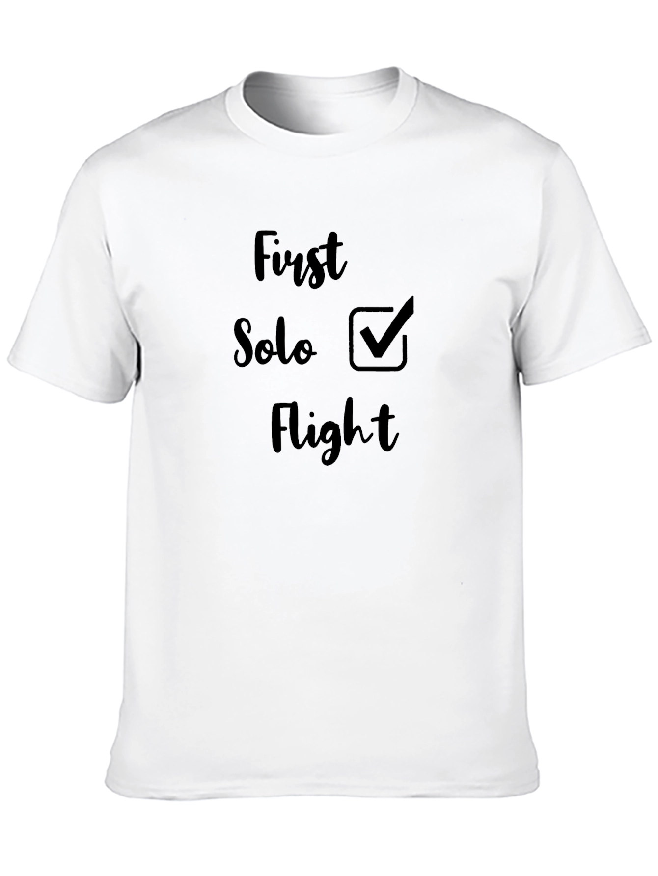 First Solo Flight Black T-Shirt