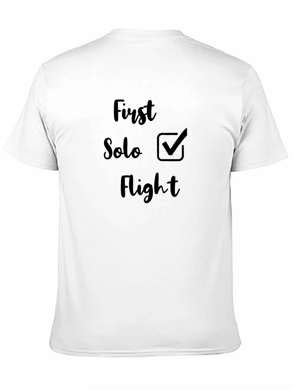 First Solo Flight Black T-Shirt