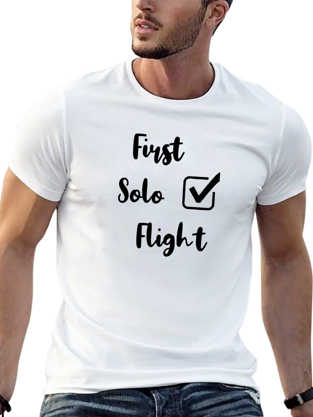 First Solo Flight Black T-Shirt