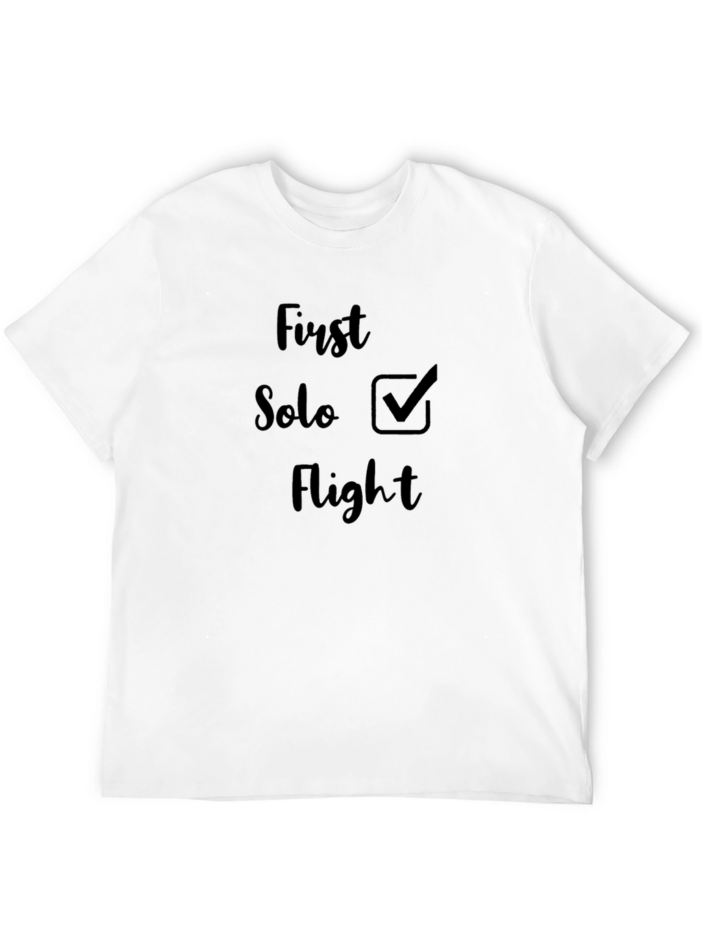First Solo Flight Black T-Shirt