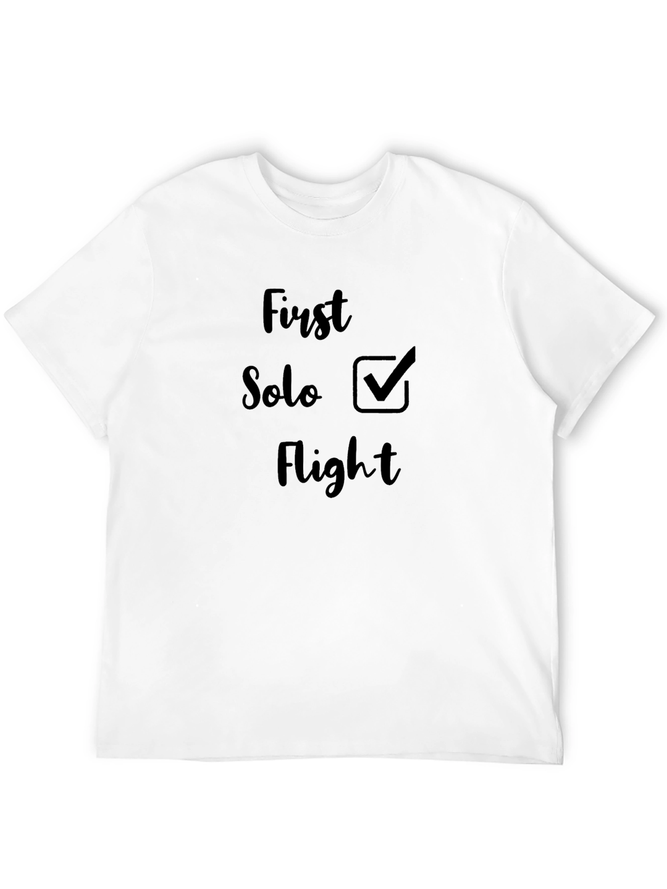 First Solo Flight Black T-Shirt
